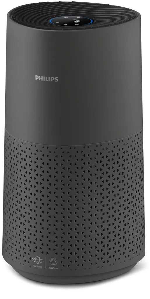 Philips Luftreiniger Series 1000i Smart mit App-Steuerung, HEPA-Partikel-Filter, bis zu 78 m², Schwarz (AC1715/11)